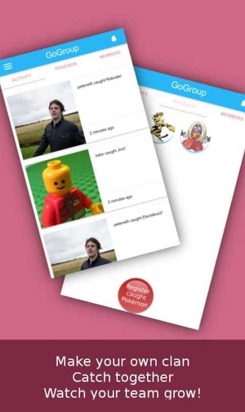 GoGroup - Clans for Pokémon Go screenshot 2