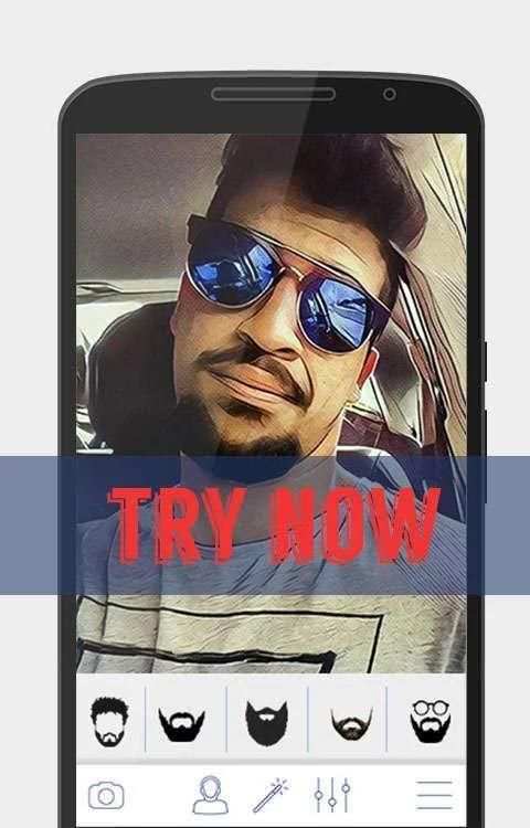 Beard Mustache Photo Editor स्क्रीनशॉट 1