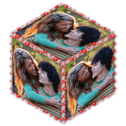 Couple Photo Cube LWP أيقونة