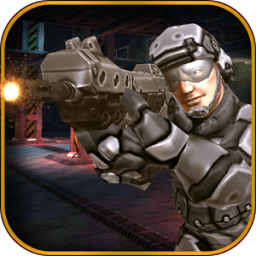 ikon robo menembak tempur - modern
