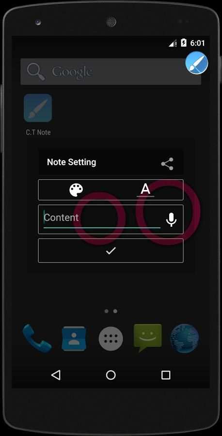 CT Note + Widget screenshot 2