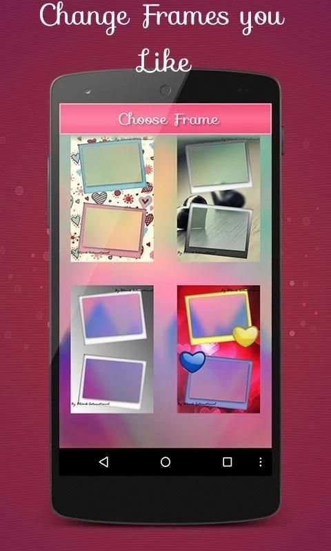 Couple Square Photo Frames स्क्रीनशॉट 5