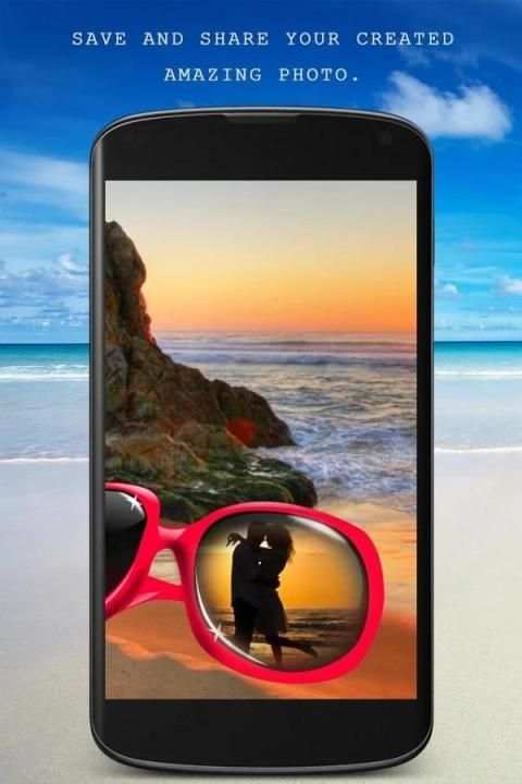 Sunglasses Photo Frame 1 تصوير الشاشة