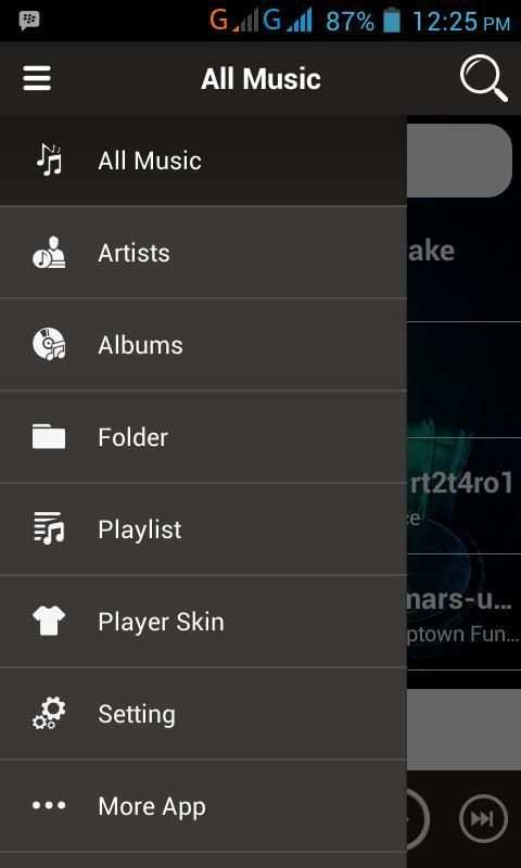 Easy Music Player for Android скриншот 3