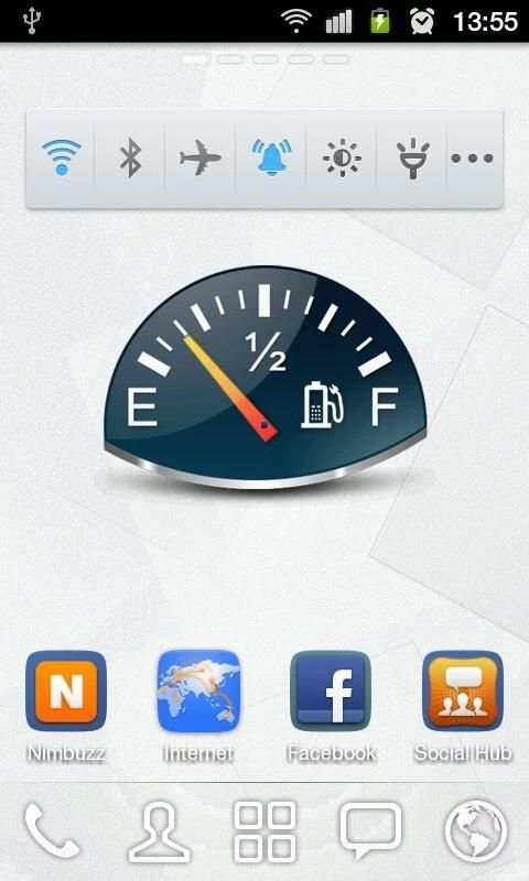 Gauge Battery Widget screenshot 1