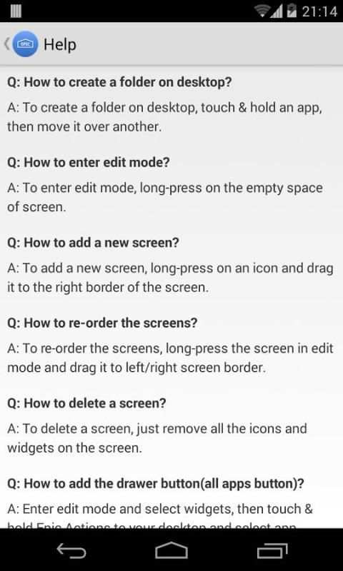 Epic Launcher (Lollipop) screenshot 1