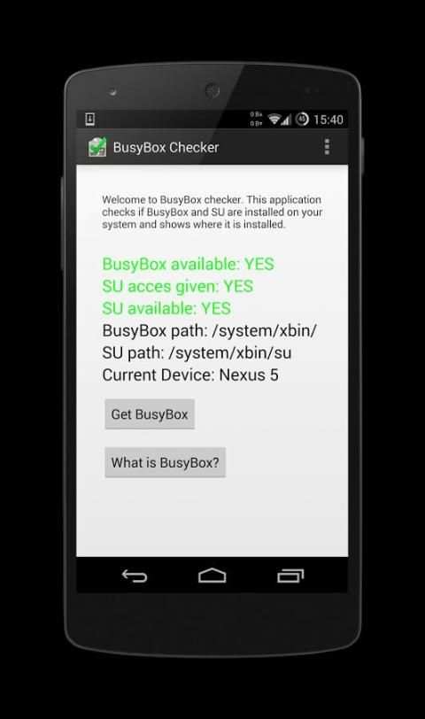 Busybox Checker 1 تصوير الشاشة