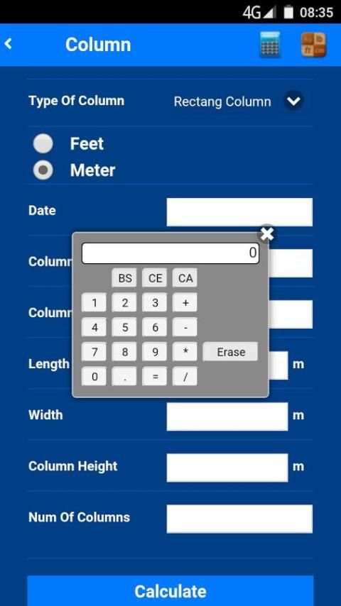 Civil Quantity Estimator 6 تصوير الشاشة