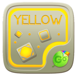 ikon Yellow GO Keyboard Theme