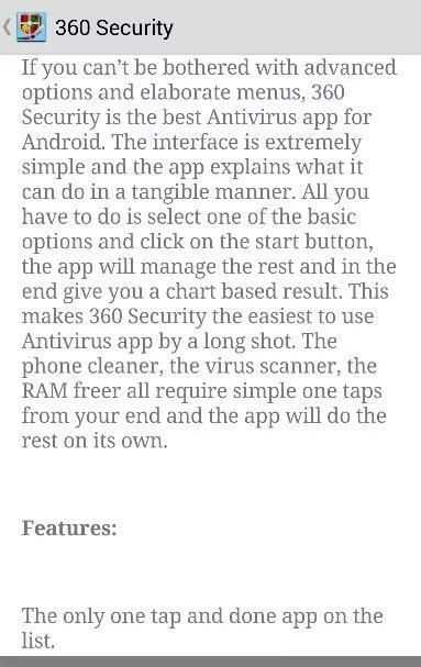 Terbaik Antivirus Android screenshot 1