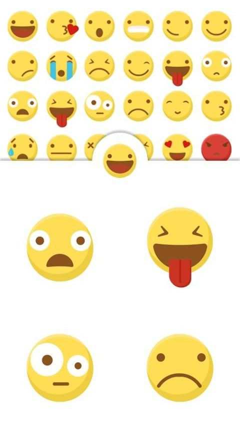 Smiles Emotions Emoji Stickers 4 تصوير الشاشة