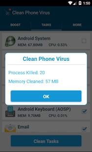 Clean Phone Virus 2015 screenshot 1