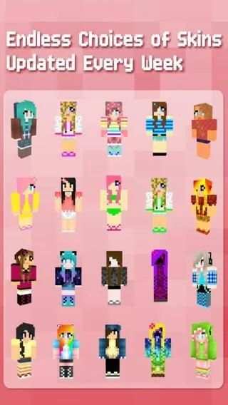 Girl skins for Minecraft screenshot 1
