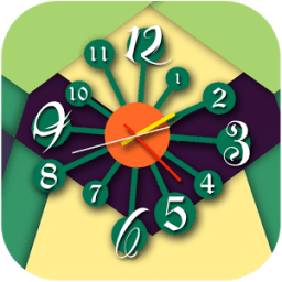 L Material Design Clock LiveWP आइकन