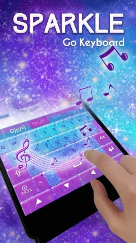 Sparkle GO Keyboard Theme скриншот 3