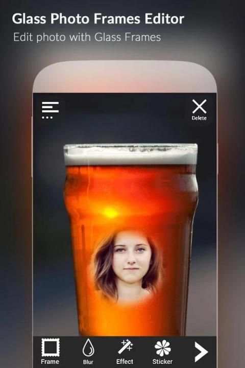 Glass Photo Frames Editor скриншот 4