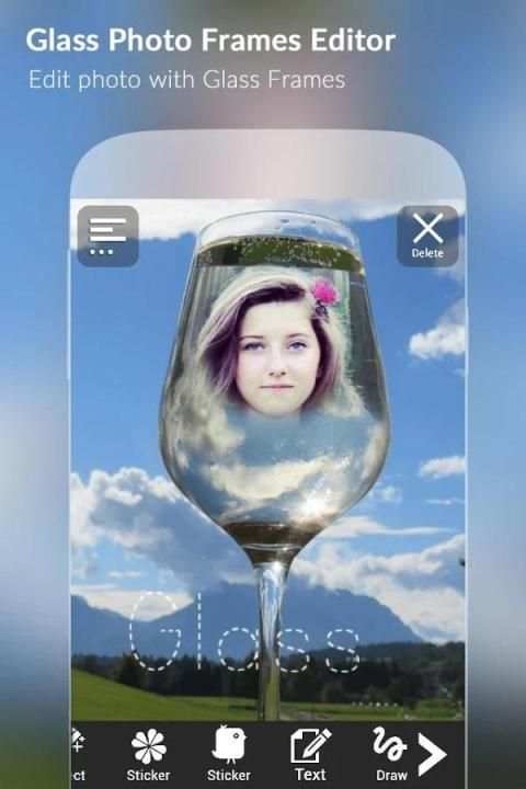 Glass Photo Frames Editor screenshot 3