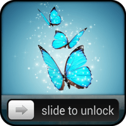 Butterfly Lock Slide To Unlock icon