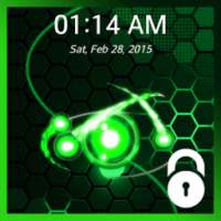 Live Orbit Pattern Lock Screen