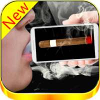 Virtual cigarette smoking