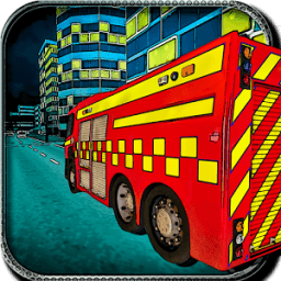 Firefighter Fire Truck Rescue आइकन