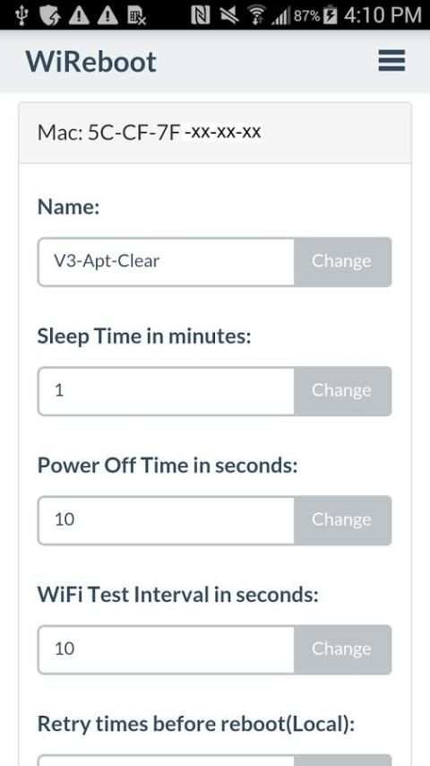 WiRebootApp 1 تصوير الشاشة