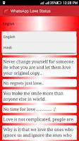 Love Status Whatsapp screenshot 2