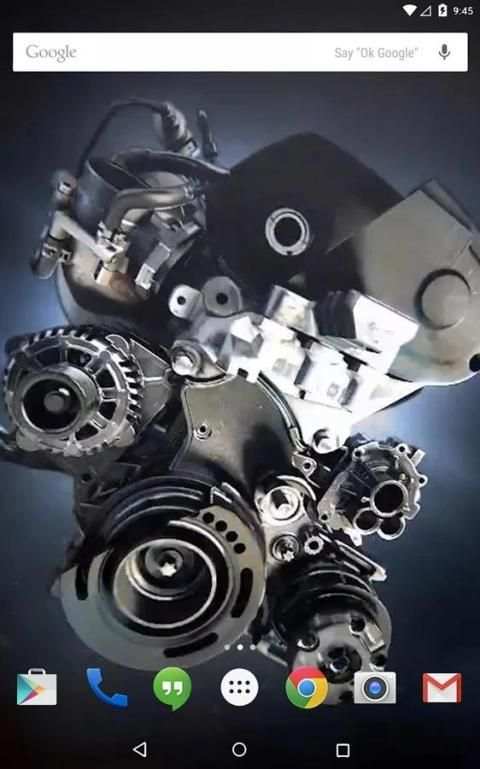 Supercar Engine 3D Live Wallpaper скриншот 1