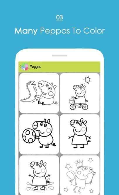 Coloring Peppa screenshot 3