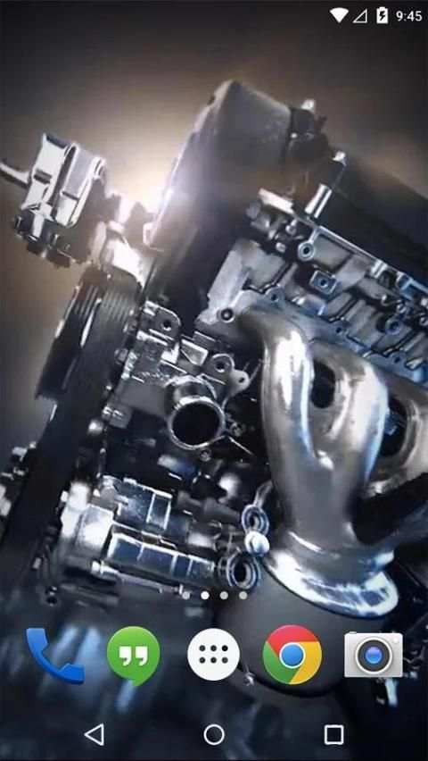 Supercar Engine 3D Live Wallpaper скриншот 7