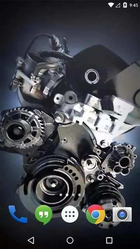 Supercar Engine 3D Live Wallpaper скриншот 4