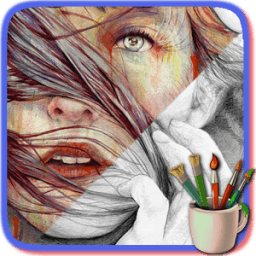 Pencil Color Sketches أيقونة