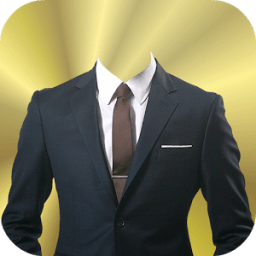 Smart Men Suit Photo Montage أيقونة