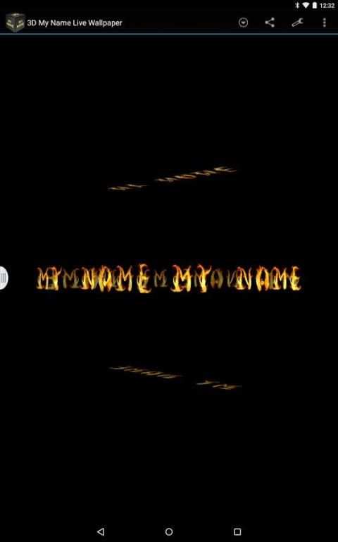 3D My Name Live Wallpaper скриншот 13