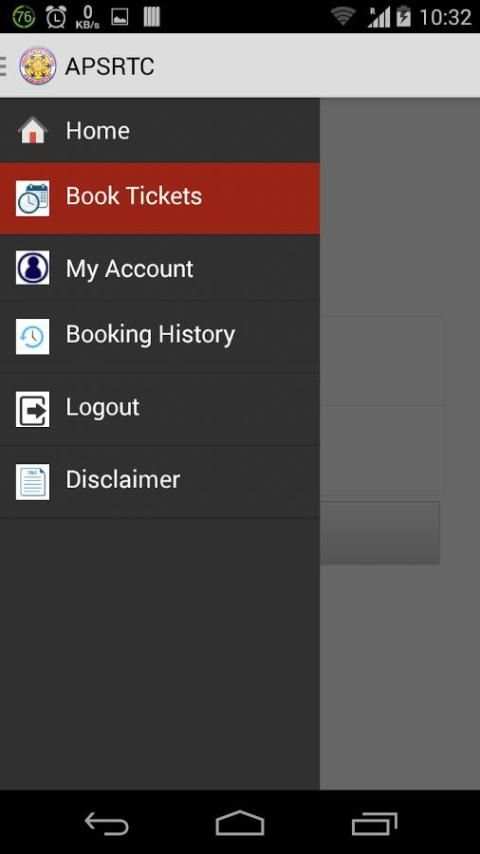 APSRTC ONLINE APP स्क्रीनशॉट 3
