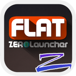 Flat ZERO Launcher أيقونة