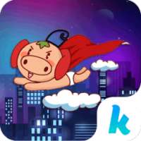 Kika Strawberry Pig Sticker