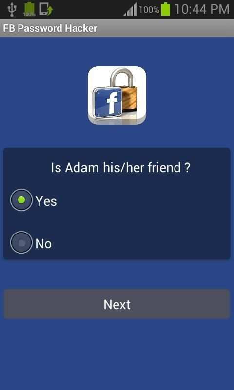 FB Password Hacker (Prank) скриншот 2