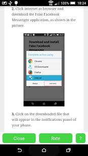 Fake Facebook Messenger screenshot 1