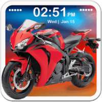 Byke Lock Screen - Racing Bike