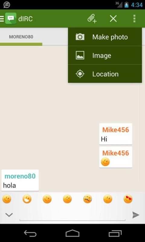 dIRC screenshot 2