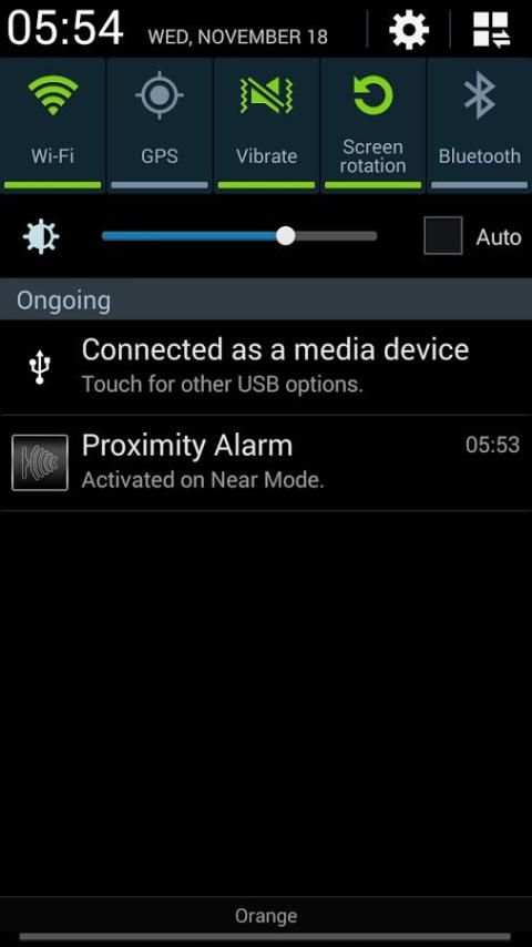 Proximity Alarm screenshot 1