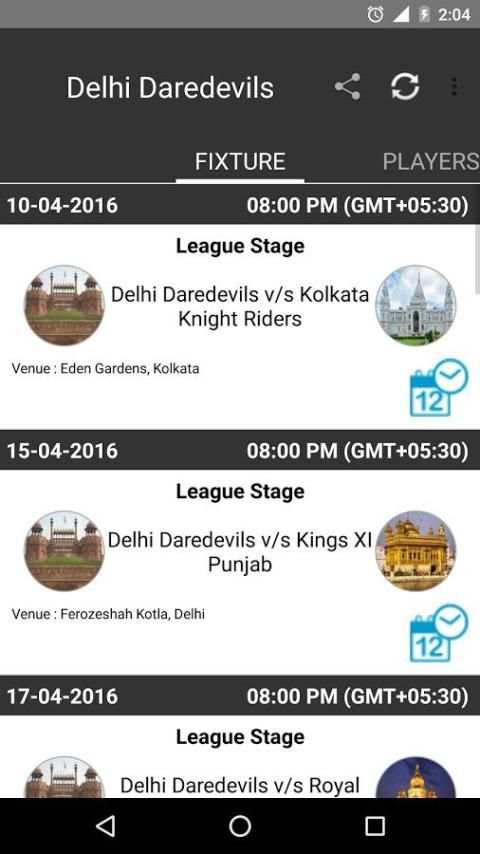 Live IPL 2016 Update, Schedule स्क्रीनशॉट 8