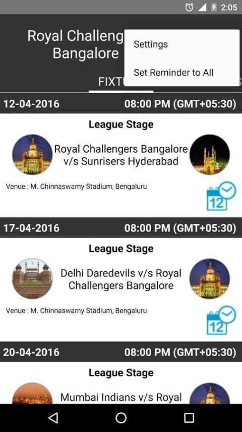 Live IPL 2016 Update, Schedule स्क्रीनशॉट 7