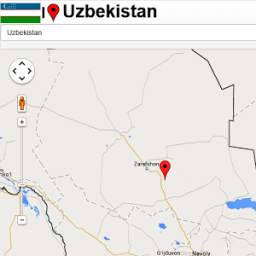 Uzbekistan map