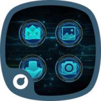 Laser Tech Theme-Solo Launcher on 9Apps