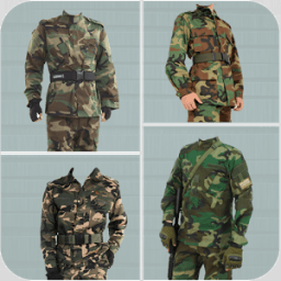 Military Suit Photo Editor أيقونة