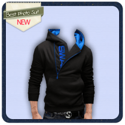 Man Sweatshirt Photo Suit أيقونة