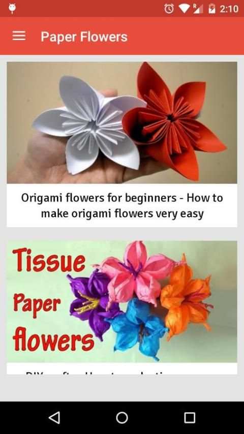 How to make paper flowers скриншот 5