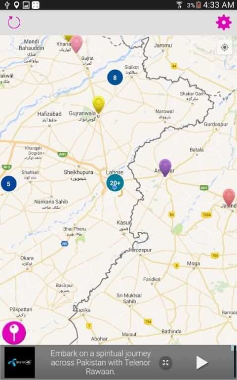 Go Radar-Live Map Vision स्क्रीनशॉट 4